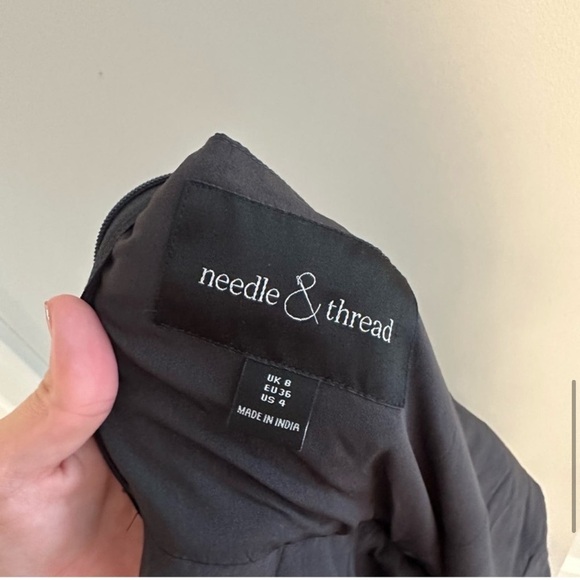 🖤🖤Needle & Thread Black Tulle Embroidered Dress🖤🖤 - Picture 8 of 9